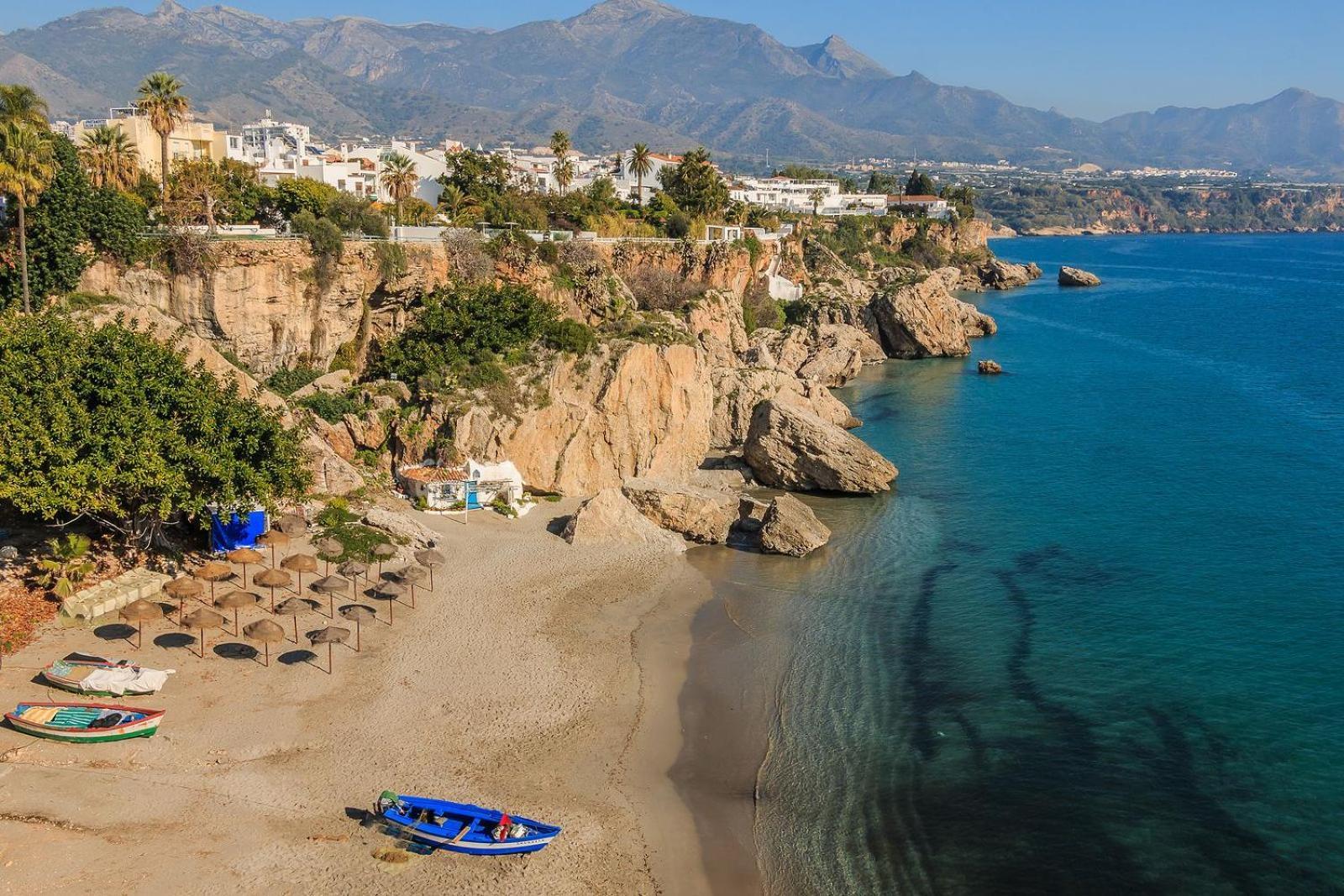 Wonderful Flat With Seaview In Nerja Apartment Bagian luar foto