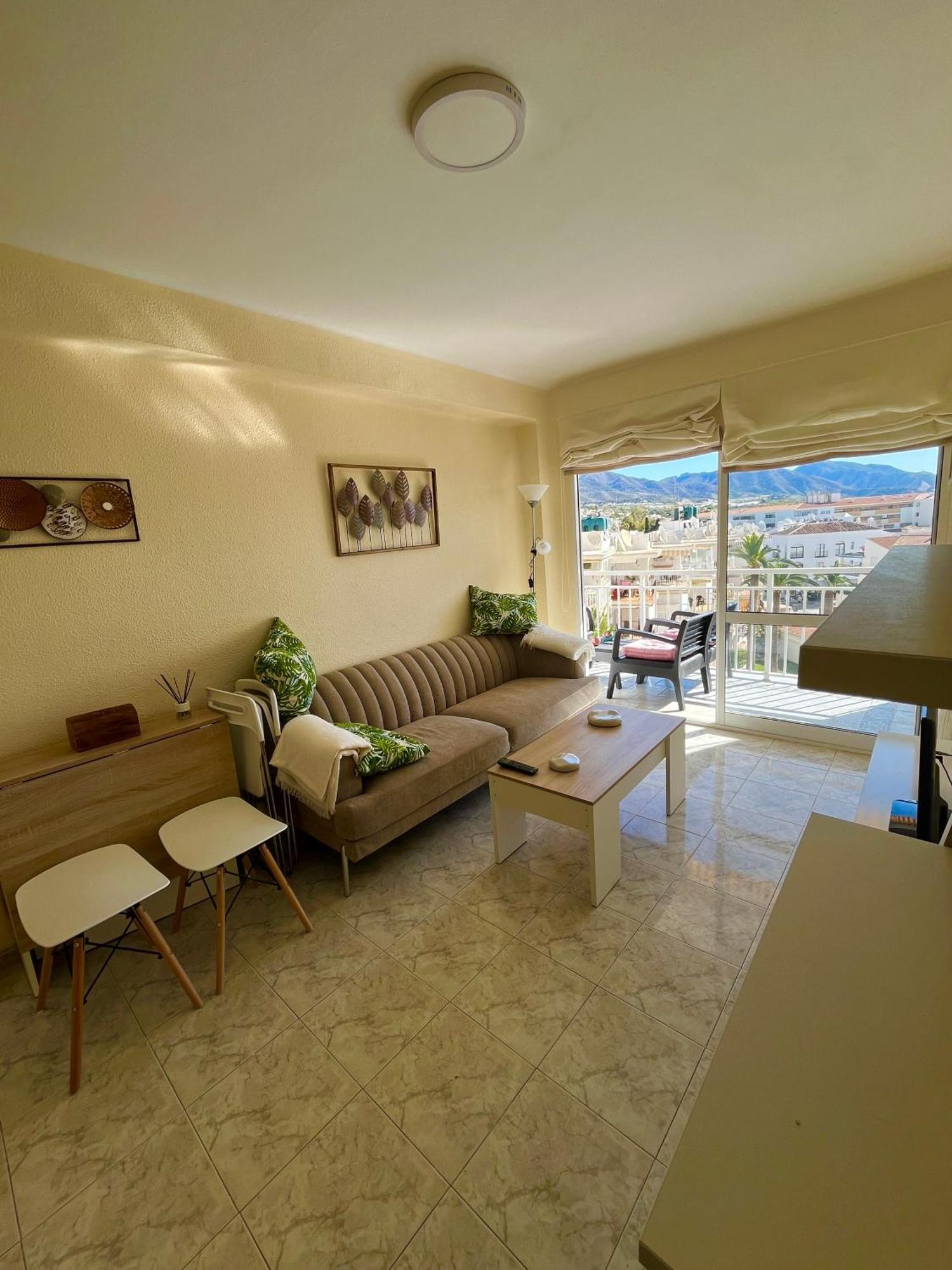Wonderful Flat With Seaview In Nerja Apartment Bagian luar foto